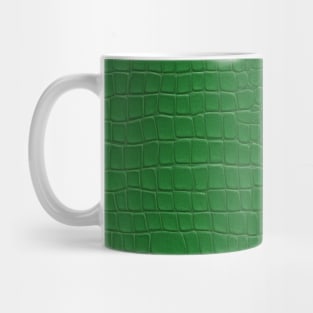 Crocodile Green Leather Pattern Mug